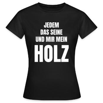 Charpentier, charpentier, charpentier - T-shirt Femme - noir - Devant - AI Model Female 172 dark (172cm)