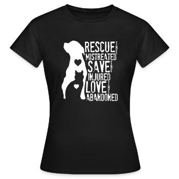 Amant de chat - T-shirt Femme - noir - Devant - AI Model Female 172 dark (172cm)