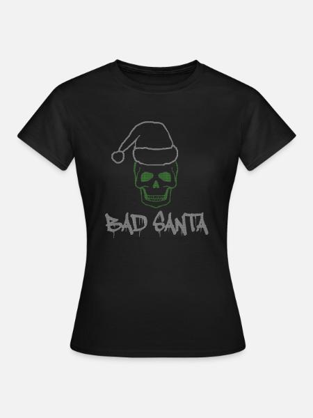 Bad Santa - Frauen T-Shirt - Schwarz