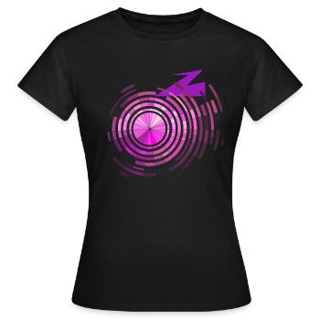 Technologie Z - T-shirt Femme - noir - Devant - AI Model Female 172 dark (172cm)