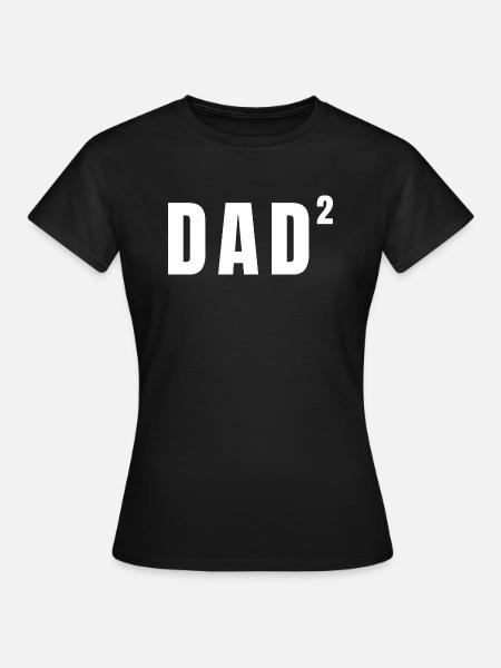 Papa papa - Frauen T-Shirt - Schwarz
