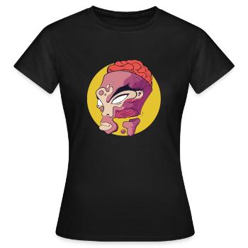 Open minded - T-shirt Femme - noir - Devant - AI Model Female 172 dark (172cm)