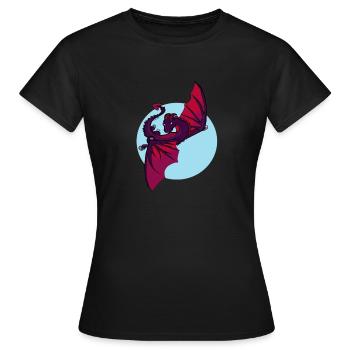 Mister Dragounet - T-shirt Femme - noir - Devant - AI Model Female 172 dark (172cm)
