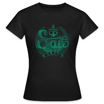 Segel weg2 - Frauen T-Shirt - Schwarz - Vorne - AI Model Female 172 dark (172cm)