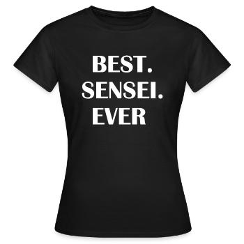 Meilleure tenue Sensei de tous les temps - T-shirt Femme - noir - Devant - AI Model Female 172 dark (172cm)