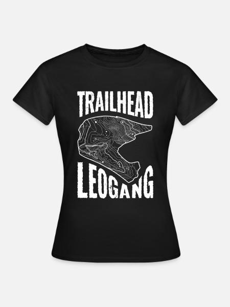 Mountainbike T-Shirt Trailhead Leogang - Frauen T-Shirt - Schwarz