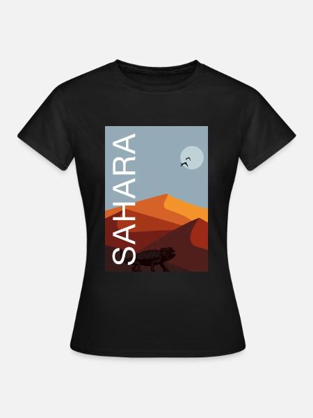 Sahara - Frauen T-Shirt - Schwarz