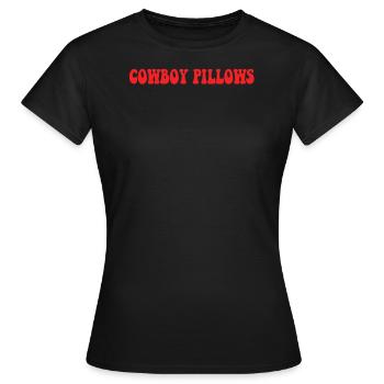 Cowboy Pillows - Women's T-Shirt - black - Front - AI Model Female 172 dark (172cm)