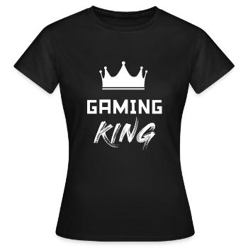 Gaming - T-shirt Femme - noir - Devant - AI Model Female 172 dark (172cm)