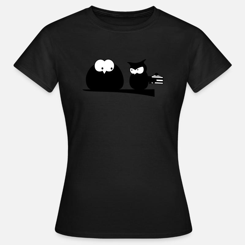 owls - Women's T-Shirt - black