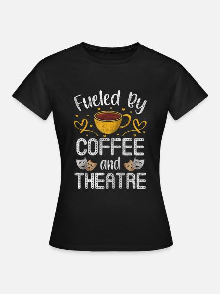 Scène théâtrale Broadway - T-shirt Femme - noir