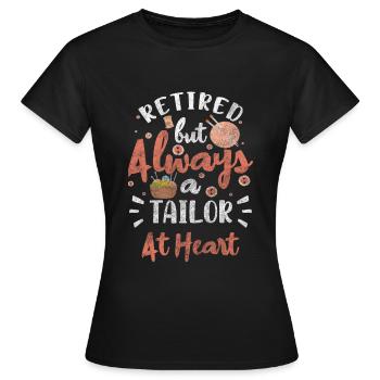 Tailor Thread Handmade - Women's T-Shirt - black - Front - AI Model Female 172 dark (172cm)