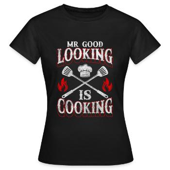 Koch Küchenchef Restaurant - Frauen T-Shirt - Schwarz - Vorne - AI Model Female 172 dark (172cm)