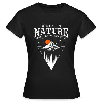 Bergsteigen Kletterer Sportklettern Gebirge - Frauen T-Shirt - Schwarz - Vorne - AI Model Female 172 dark (172cm)