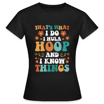 Motivation de l’entraînement physique de Hullern - T-shirt Femme - noir - Devant - AI Model Female 172 dark (172cm)