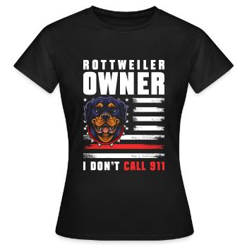 Kampfhund - Frauen T-Shirt - Schwarz - Vorne - AI Model Female 172 dark (172cm)