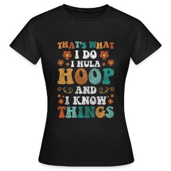 Danse sportive - T-shirt Femme - noir - Devant - AI Model Female 172 dark (172cm)