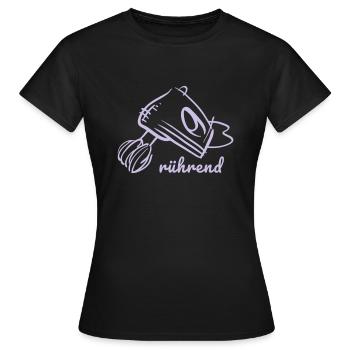 rührend - Frauen T-Shirt - Schwarz - Vorne - AI Model Female 172 dark (172cm)