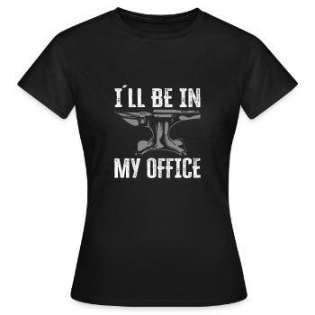 Forgeron Métallurgiste Blade Smith - T-shirt Femme - noir - Devant - AI Model Female 172 dark (172cm)