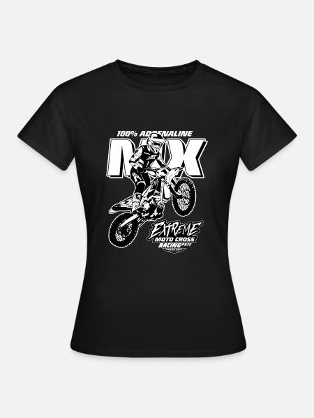 Moto Cross - Motocross - Supercross - MX - SX - Frauen T-Shirt - Schwarz