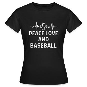 Baseball Spieler Baseball Sprüche Geschenk - Frauen T-Shirt - Schwarz - Vorne - AI Model Female 172 dark (172cm)