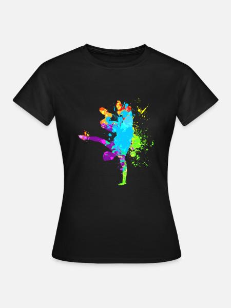 Freier Lauf - Frauen T-Shirt - Schwarz