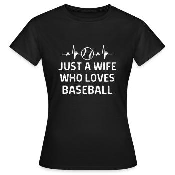 Baseball Spieler Baseball Sprüche Geschenk - Frauen T-Shirt - Schwarz - Vorne - AI Model Female 172 dark (172cm)
