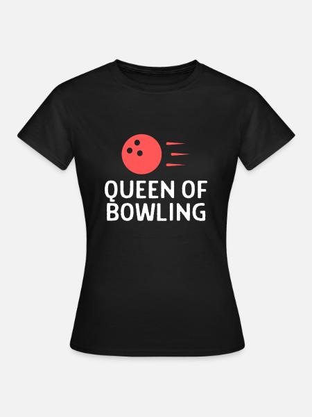 Bowling Sayings Bowling Bowler Skittles Regalo - Camiseta mujer - negro