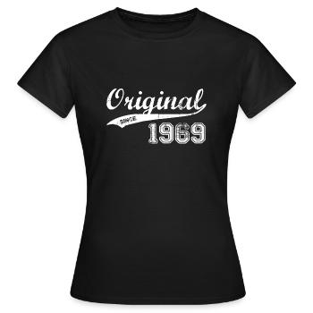 1969 - Frauen T-Shirt - Schwarz - Vorne - AI Model Female 172 dark (172cm)