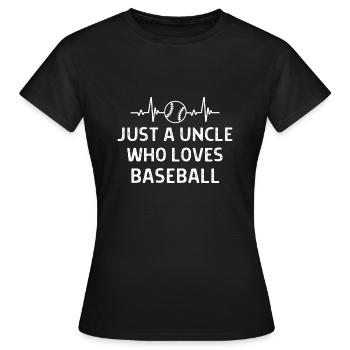 Baseball Spieler Baseball Sprüche Geschenk - Frauen T-Shirt - Schwarz - Vorne - AI Model Female 172 dark (172cm)