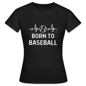 Baseball Spieler Baseball Sprüche Geschenk - Frauen T-Shirt - Schwarz - Vorne - AI Model Female 172 dark (172cm)