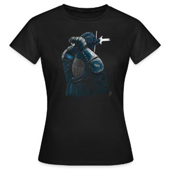 Fencer "Eve" - Women's T-Shirt - black - Front - AI Model Female 172 dark (172cm)