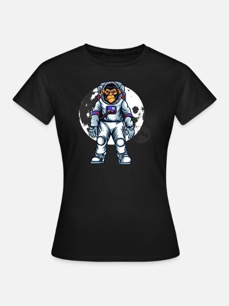 Tenue de singe étoile - T-shirt Femme - noir
