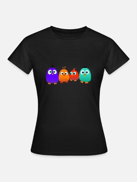 Birds - Women's T-Shirt - black