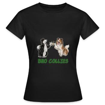 brocollies - T-shirt Femme - noir - Devant - AI Model Female 172 dark (172cm)