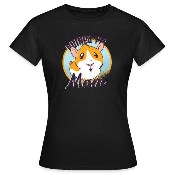Meerschweinchen Mom - Süßes Geschenk - Frauen T-Shirt - Schwarz - Vorne - AI Model Female 172 dark (172cm)