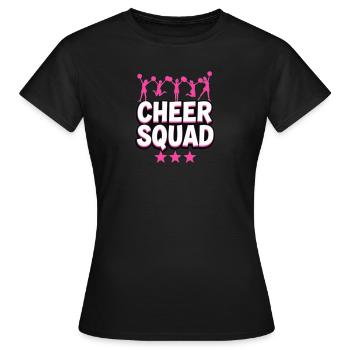 Cheerleading Cheer Squad Cheer Squad - Frauen T-Shirt - Schwarz - Vorne - AI Model Female 172 dark (172cm)