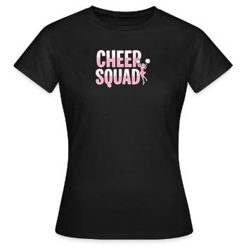 Cheer Squad Cheerleading Team Spirit - Women's T-Shirt - black - Front - AI Model Female 172 dark (172cm)