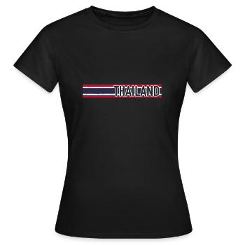 La Thaïlande - T-shirt Femme - noir - Devant - AI Model Female 172 dark (172cm)