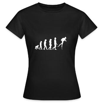 Evolution Diver - T-shirt Femme - noir - Devant - AI Model Female 172 dark (172cm)