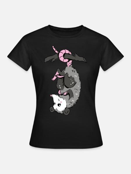 Opossum - Frauen T-Shirt - Schwarz