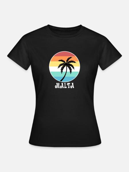Malta - Frauen T-Shirt - Schwarz