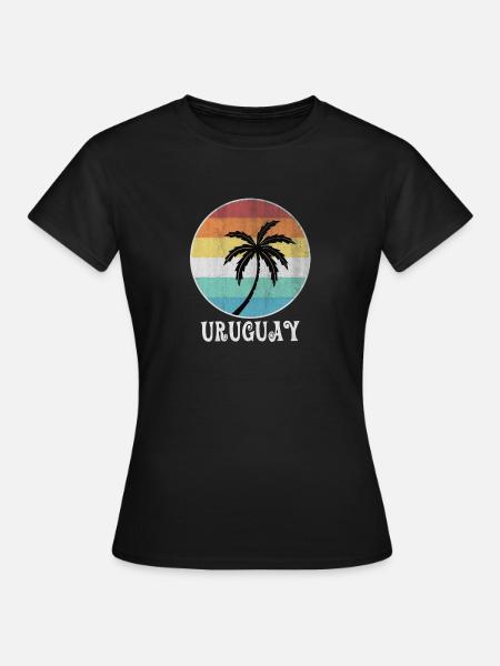 Uruguay - Frauen T-Shirt - Schwarz