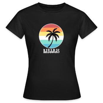 Bahamas - T-shirt Femme - noir - Devant - AI Model Female 172 dark (172cm)