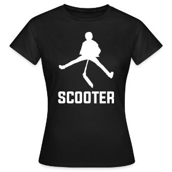 Roller - Frauen T-Shirt - Schwarz - Vorne - AI Model Female 172 dark (172cm)