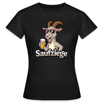 C’est moi l’alcool alcool bière alcool fête - T-shirt Femme - noir - Devant - AI Model Female 172 dark (172cm)