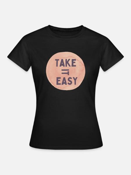 EASY - Frauen T-Shirt - Schwarz