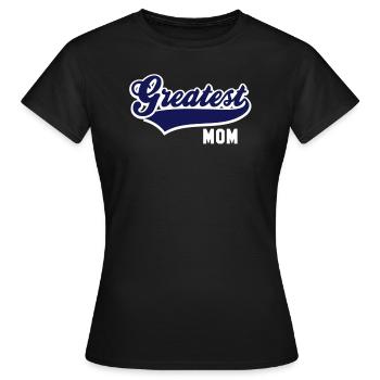 Le plus grand 2C MOM - T-shirt Femme - noir - Devant - AI Model Female 172 dark (172cm)