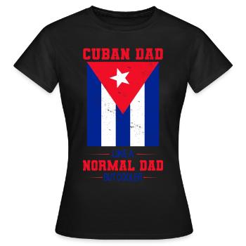Cuba - T-shirt Femme - noir - Devant - AI Model Female 172 dark (172cm)