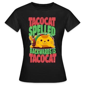 Taco - Frauen T-Shirt - Schwarz - Vorne - AI Model Female 172 dark (172cm)